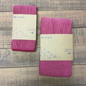 Brand New Norwex Pomegranate Channel Kitchen Towel and Cloth